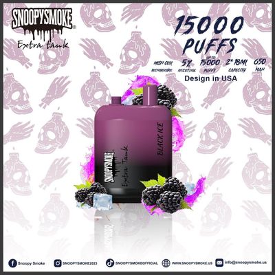 Φρούτο γεύση ΗΠΑ Vape με 1,2ohm Mesh Coil Διπλό 18mL E υγρό 15000 Puffs