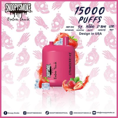 Διπλή δεξαμενή ΗΠΑ Vape 650mAh 5% Νικοτίνη Δυνατότητα Φρούτα γεύσεις 18mL E υγρό
