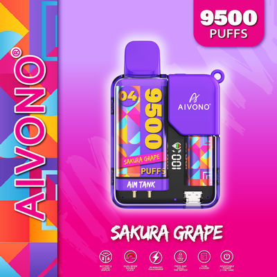 Ρυθμίσιμη ισχύς 650mAh Προγεμισμένο Ατμοσφαιρίδιο μιας χρήσης 1.2ohm Coil 10pcs/pack