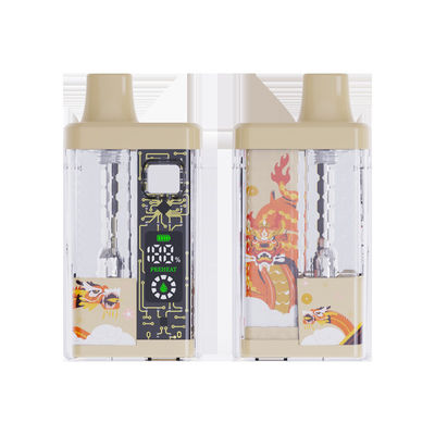 Ακτιβισμένο κουμπί 500mAh cbd με 5ml όγκο και κεντρικό πόστο από ανοξείδωτο χάλυβα