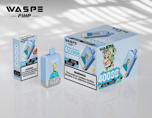 40000 φουσκάλες διπλής γεύσης WASPE FiHP 40K 36mL Προγεμισμένο απορριπτόμενο vape